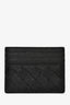 Bottega Veneta Black Leather Intrecciato Card Holder