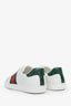 Gucci White Leather Ace Sneakers Size 8 Mens