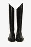 Jil Sander Black Leather Riding Boots Size 39.5