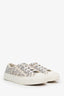 Christian Dior White/Grey Oblique 'WalknDior' Sneakers Size 37.5