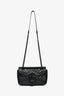 Gucci Black Leather Marmont Medium Shoulder Bag