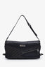 Christian Dior 2003 Black Canvas Leather Diorissimo Trotter Street Chic Shoulder Bag
