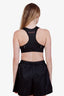 Balenciaga Black Logo Sports Bra Size L
