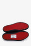 Pre-loved Chanel™ Black/Red Nylon/Leather Quilted Sneakers Size 38