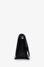 Givenchy Black Leather Suede Studded Clutch with Strap