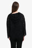 Dorthee Schumaucher Black Lace Hooded Long Sleeve Top Size 1
