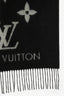 Louis Vuitton Grey Cashmere Monogram 'Reykjavik' Scarf