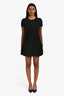 Christian Dior 2017 Black Wool Quilted Pocket Skort Size 38