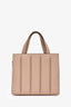 Max Mara Pink Leather 'Whitney' Top Handle with Strap