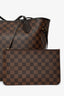 Louis Vuitton Brown Damier Ebene Neverfull MM with Pouch