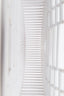 Cult Gaia White Acrylic Arc Clutch Bag
