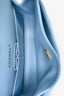 Pre-loved Chanel™ 2022+ Blue Caviar Leather Small Classic Double Flap Bag