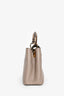 Louis Vuitton Galet Grey Taurillon Leather Capucines BB with Strap