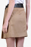 Gucci Beige/Brown Camel Hair Mini Skirt Size 44