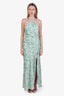 ASTR Green/White 'Brena' Maxi Dress Size S