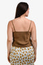 Brigette Herskind Khaki Jonna Lace Tank Top Size 36