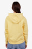 Acne Studios Yellow Cotton Hoodie Size S