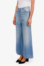 Versace Blue Denim Wide Leg Jeans Size 25