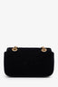 Gucci Black Velvet GG Marmont Small Shoulder Bag