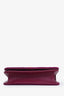 Gucci Purple Velvet GG Matelasse Marmont Wallet on Chain