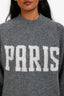 Anine Bing Grey Mohair Cashmere 'Paris' Sweater Size XS
