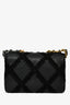 Pre-loved Chanel™ 2020 Black Leather Crochet Chanel™ 19 Wallet On Chain
