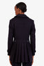 Burberry Brit Navy Wool Cashmere Short Peacoat Size US 4