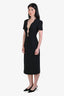 Filiarmi Black Fabiola Midi Dress Size 4
