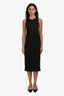 Acne Studios Black Sleeveless Midi Dress Size M