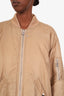 Opening Ceremony Beige/Pink Nylon Reversible Bomber Jacket Size S