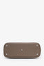 Hermès 2016 Etoupe Leather 'Traditional Bolide 31' Top Handle Bag with Strap