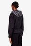 Louis Vuitton Black Short Belted Hooded Parka Size 34