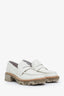 Rag & Bone Grey Patent Leather Platform Loafers Size 39