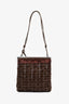 Gucci Brown Sequin Beaded Tassel Shoulder Bag