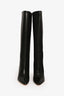 Maison Margiela MM6 Black Leather Knee High Boots Size 37