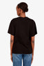 Loewe Black Cotton Knit Anagram Embellished Palm Tree T-Shirt Size S