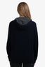 Vince Navy Cashmere Zip-Up Sweater Size M