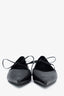 Chaussures plates pointues en cuir noir Anine Bing, pointure 39
