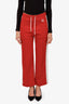 Loewe Red Striped Anagram Embroidered Jersey Track Pants Size XS