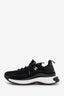 Pre-loved Chanel™ Black Suede Interlocking CC Logo Sneakers Size 39