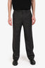 Etro Dark Grey Wool Pants Size 48 Mens
