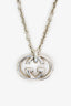 Gucci Sterling Silver Interlocking G Necklace
