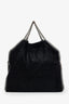 Stella McCartney Black Faux Suede Falabella Tote Bag