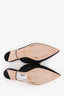 Jimmy Choo Black Glitter Bow Mules Size 40