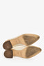 Jil Sander Navy/White Leather Block Heels Size 36.5