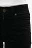 Loro Piana Black Velvet Slim Fitted Pants Size 38