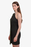 Stella McCartney Green Draped Sleeveless Midi Dress Size 42