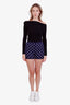 Miu Miu Blue Star Pattern Knit Shorts Size 38