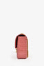 Celine Pink Niloticus Crocodile Teen Triomphe Shoulder Bag