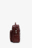 Acne Studios Burgundy Large Camero Camera Shoulder Bag